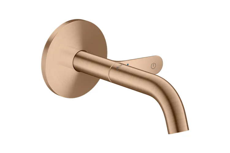 Змішувач AXOR One Select 160 для умивальника зі стіни, Brushed Red Goldl (48180310) зображення 1