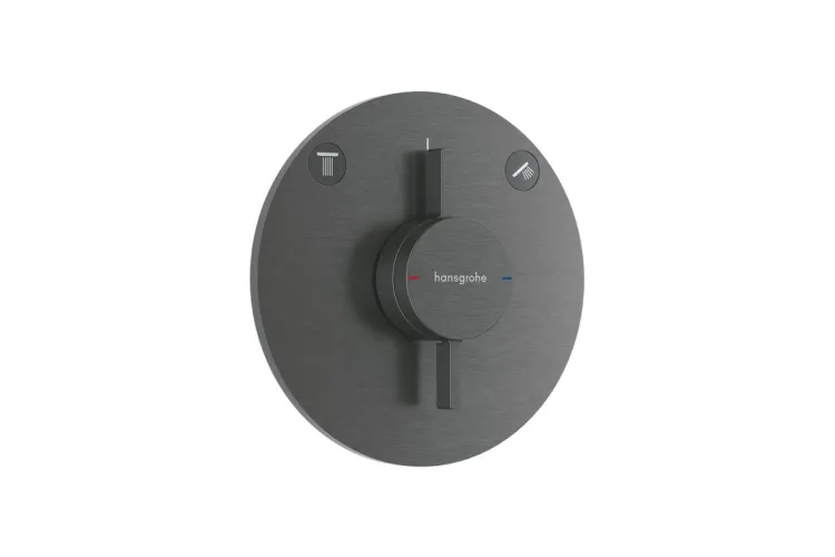 Змішувач прихованого монтажу DuoTurn S на 2 функції Brushed Black Chrome (75418340) зображення 1
