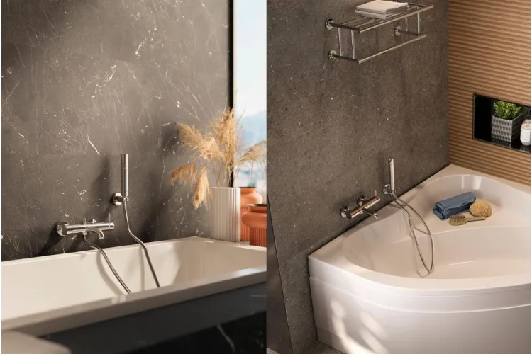 ROUND, Змішувач ванна/душ, картридж d35 мм, chrome (100209449) image 3