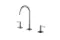 LIGNAGE Змішувач для умивальника на 3 отвори, керамічний картридж, без клапана зливу, хром (100238512)