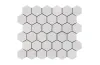G135 ESSENTIAL HEXAGON PERSIAN WHITE 25,8x29,8 (мозаїка) зображення 1