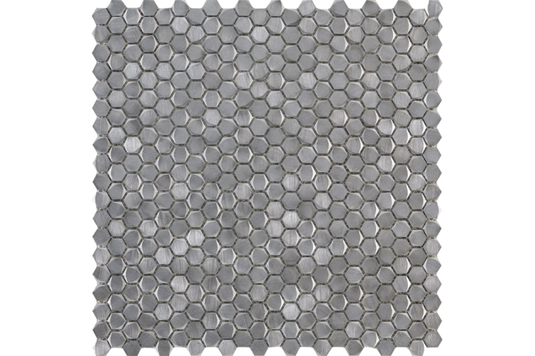 G150 GRAVITY ALUMINIUM HEXAGON METAL 30,7x30,4 (мозаїка) зображення 1