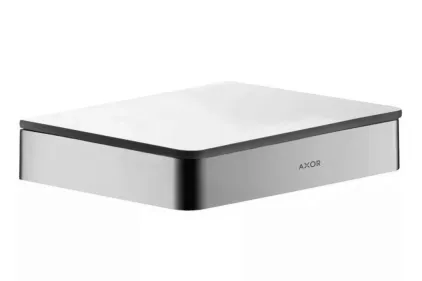 Поличка скляна Axor Universal 150 мм, Polished Gold Optic 42840990