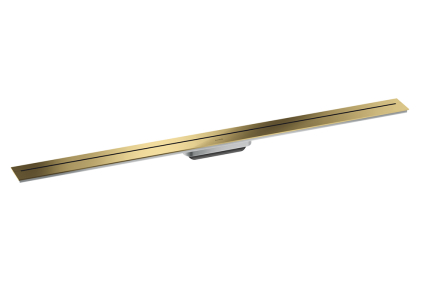 Верхня частина AXOR "Drain" для душового трапу (пристінна) 1200 мм, Polished Gold Optic (42529990)