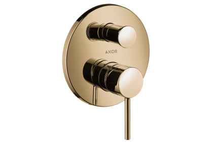 Змішувач Axor Starck Pin прихованого монтажу ванна/душ, Brushed Gold Optic 10416250