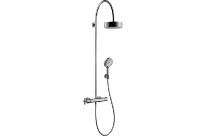 Душова система Axor Showerpipe 180 1jet з термостатом, Polished Red Gold (39670300)