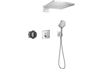 Душовий комплект Raindance E 300 1jet ShowerSelect Square 6в1 (27952000) Chrome