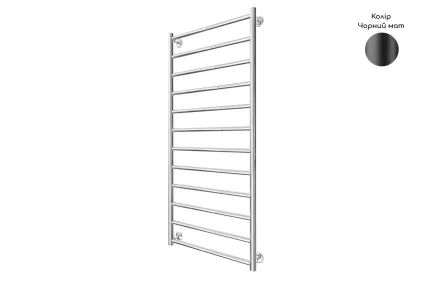 Рушникосушка INOX Флет 1170х530/500 чорний мат