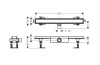 Трап для душу "RainDrain Compact Flat" 600 мм під плитку (56163000) image 4