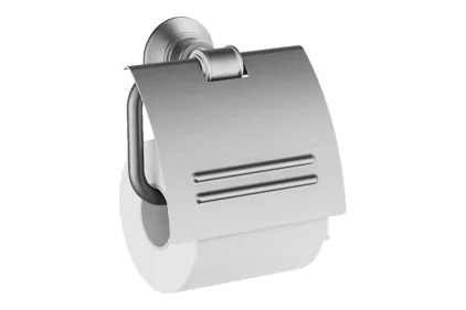 Тримач туалетного паперу настінний з кришкою Axor Montreux, Brushed Gold Optic 42036250