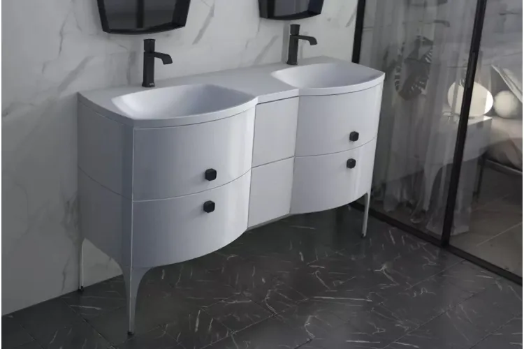 Ручка меблева LOUIS 3 см, чорний глянець 189212 зображення 2