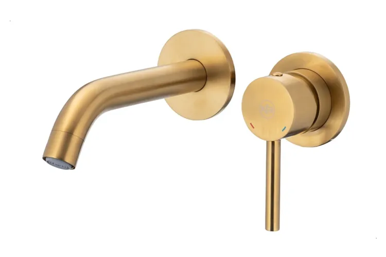 Змішувач для умивальника прихов.монтажу МОЗА gold 5039-810-31 image 1