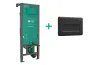 Комплект Інсталяційна система iFrame Universal + Клавіша iFrame Original Q Matt Black (99001670) image 1