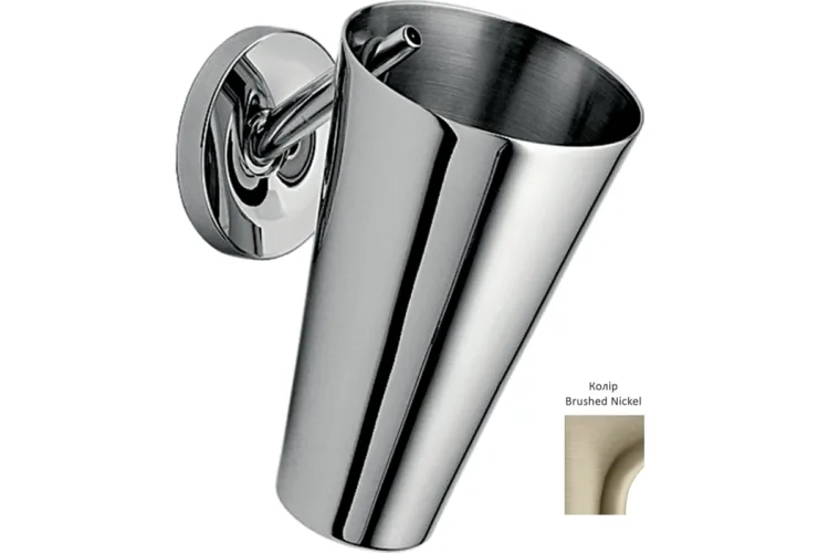 Стакан для зубних щіток Axor Starck, Brushed Nickel 40834820 зображення 1