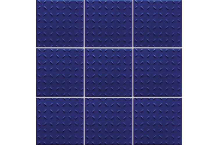 POOL GRH0K205 темно-синя 30х30 (9.8х9.8) рельєфна плитка для басейну на сітці image 1