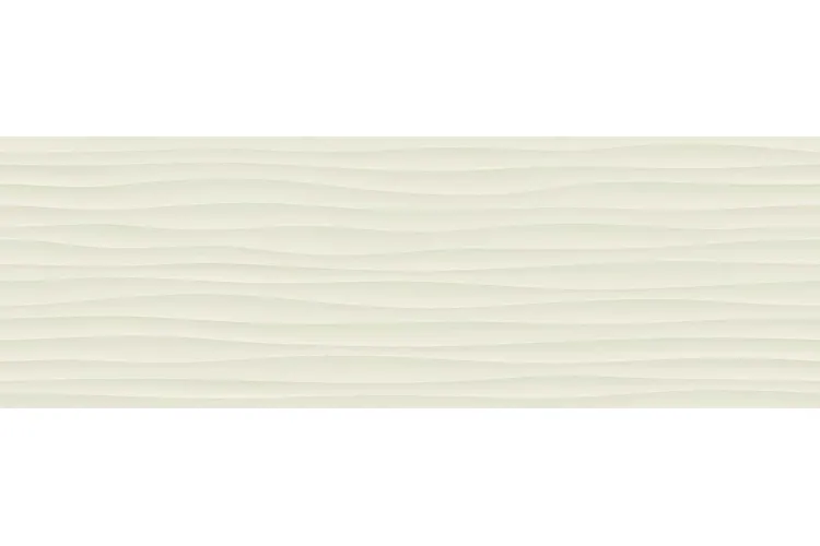 M1AF ECLETTICA CREAM STRUTTURA WAVE 3D RET 40x120 (плитка настінна) зображення 1