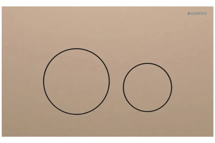 Кнопка змиву Sigma 40 round, червоне золото / матовий (115.628.QB.1) зображення 1