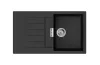 Кухонна мийка S520-F345 860х500 з полицею Graphiteblack (43356170) image 1