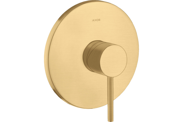 Змішувач Axor Starck Pin прихованого монтажу для душу, Brushed Gold Optic 10616250 image 1