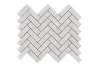 G-133 LINES CAMBRIC PERSIAN WHITE PULIDO 26.5x32.5 (мозаїка) image 1
