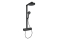 Душова система Rainfinity Showerpipe 360 1jet з термостатом ShowerTablet 350, Matt Black (26853670)
