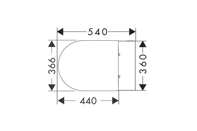 Унітаз підвісний EluPura S 540 мм AquaHelix Flush, SmartClean, із сидінням SoftClose and QuickRelease, Slim (61115450) зображення 5