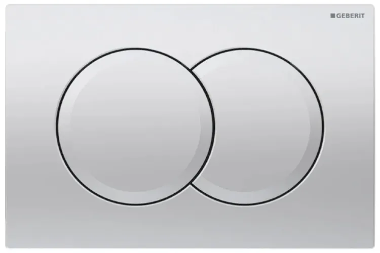 Кнопка змиву Delta 01, пластик, хром мат (115.107.46.1) image 1