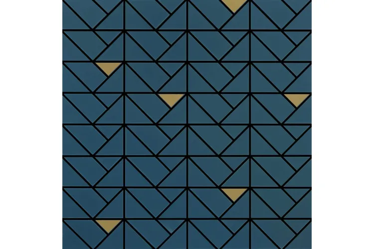 M3JH ECLETTICA BLUE MOSAICO BRONZE 40x40 (мозаїка) зображення 1