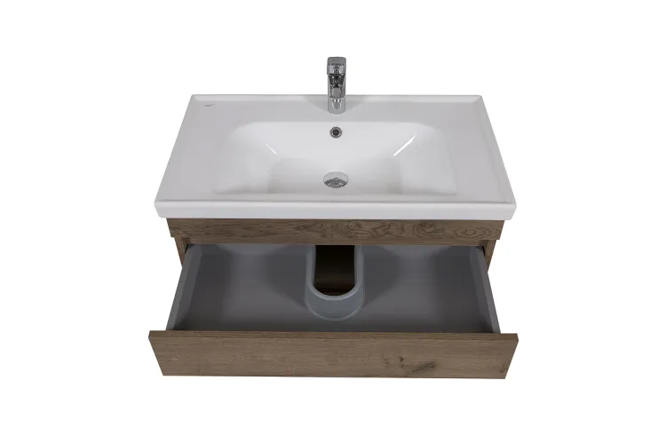 Тумба ВІНТАЖ 60 см з умивальником Frame, аліканте image 2