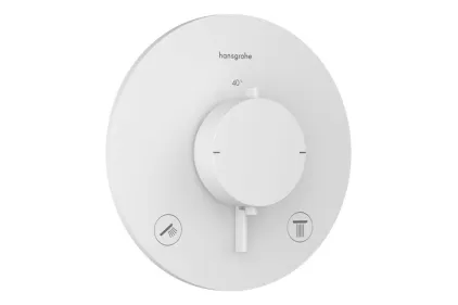 Термостат прихованого монтажу Ecostat Comfort S на 2 функції, Matt White (33715700)