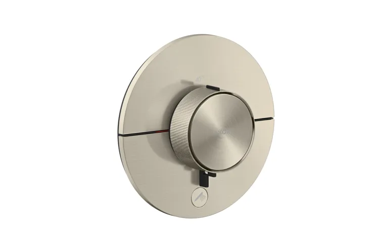 Термостат прихованого монтажу ShowerSelect ID Round HighFlow на 1 функцію, Brushed Nickel (36776820) зображення 1