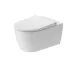 BENTO STARCK BOX Унітаз підвісний 40х59,5 White Satin Matt HygieneGlaze + сидіння (45930990A1)