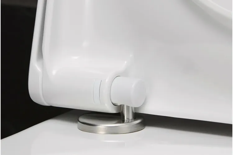 STARCK 3 Сидіння на унітаз з функцією SoftClosing, петлі хром (0067790000) зображення 5