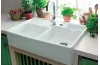 DOUBLE-BOWL SINK Кухонна мийка з двома чашами 89,5x63x22 з двома отворами, pop-up (632392R1HL12) White alpine зображення 3