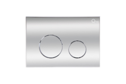 Qtap Nest Кнопка кругла 150х220х13 мм, Chrome