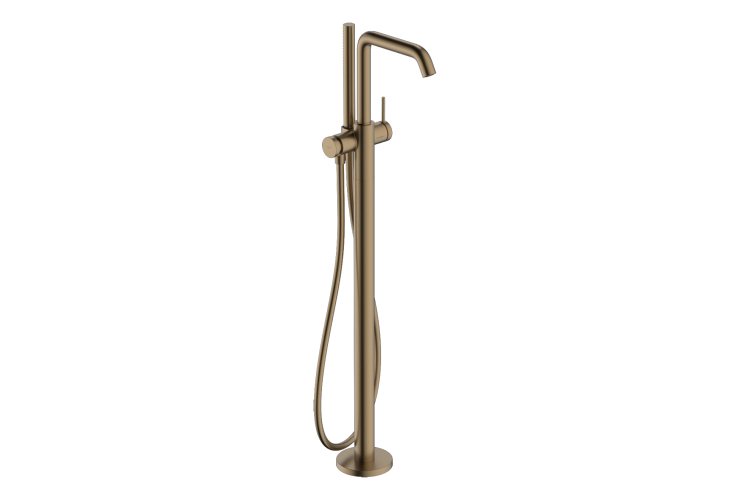 Змішувач Tecturis S для ванни підлоговий, Brushed Bronze (73440140) image 1