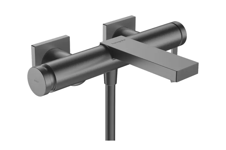 Змішувач Tecturis E для ванни, Brushed Black Chrome (73420340) image 1