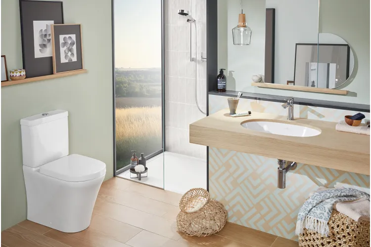 O.NOVO Умивальник для установки під стільницю овальний 60х35 см White Alpin CeramicPlus (416260R1) зображення 5