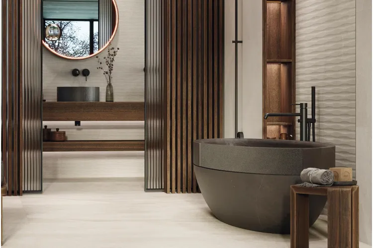 G278 FIUME LIMESTONE BONE 59,6x150 декор (плитка настінна) зображення 2