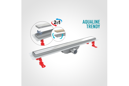 Трап Aqualine Trendy 40мм/60см,  боков.відвід, VLD-601320.55 