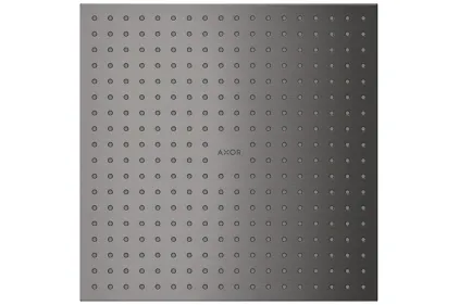 Верхній душ Axor 300х300 2jet монтаж зі стелі, Brushed Black Chrome (35321340)
