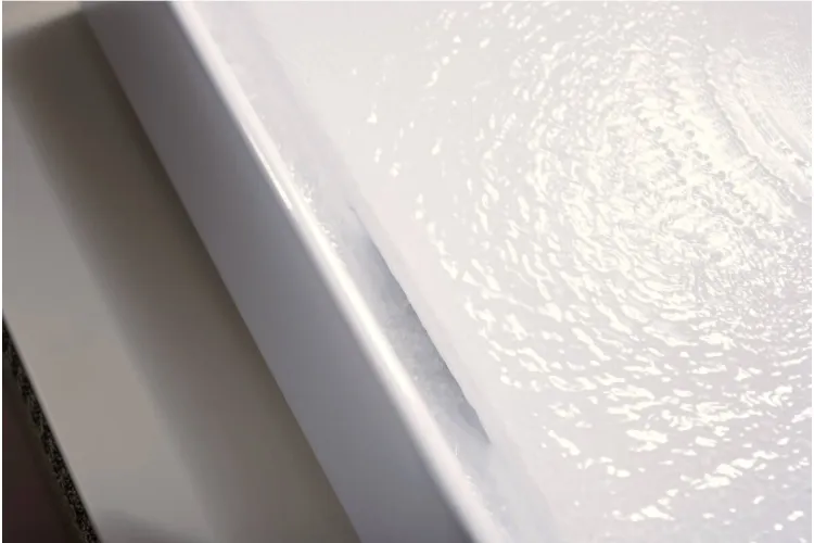 Умивальник Xuniva Evo E SmartClean HygieneEffect накладний без переливу 400х400 мм, White (63007450) image 4