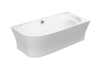 CAPE COD Ванна пристінна 190x90 см правостороння з ніжками та панеллю, DuraSolid® (700363000000000) зображення 1