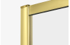 Душова кабіна квадратна Prime Light Gold 100x100x200 прозоре скло ACTIVE SHIELD 6мм зображення 2