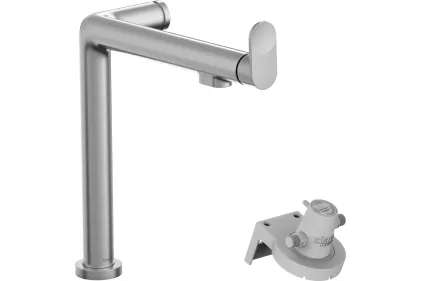 Змішувач Aqittura M91 FilterSystem 240 1jet кухонний (76804800) Stainless Steel Finish