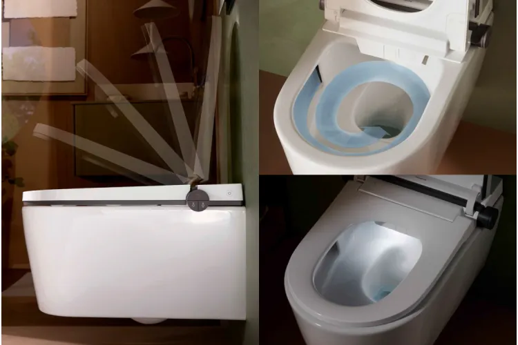 Унітаз-біде підвісний LavaPura Element S AquaHelix Flush, SmartClean, HygieneEffect (63021450) image 3