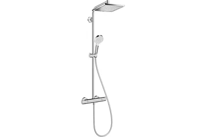 Душова система Crometta E Showerpipe EcoSmart 240 1jet з термостатом: 9 л/хв (27281000)