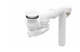 ViFlow Система зливу і переливу для ванн без переливного отвору, Stone White (U909530RW)