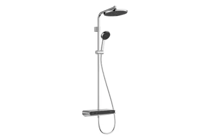 Душова система Activera S Showerpipe 240 1jet EcoSmart ShowerTablet Select, 360 Chrome (28638000)