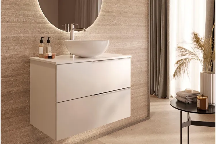 MARNE N, Тумба під умивальник підвісна 80 см, white (100343933) image 2